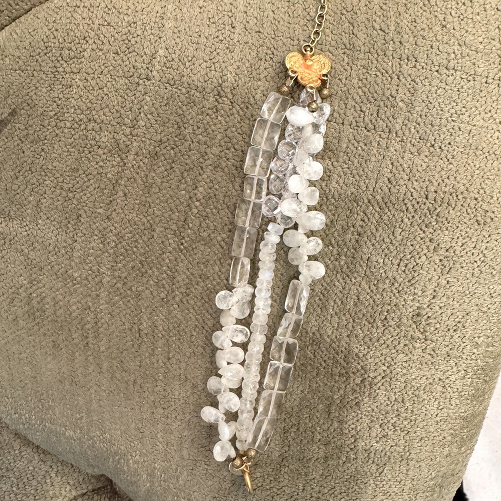 Catherine Page white gemstone bracelet